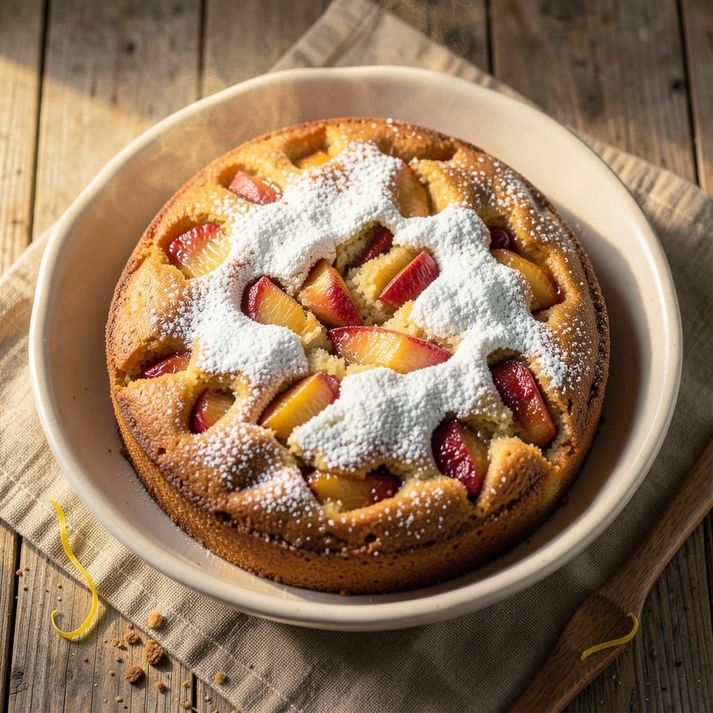 Apple Cake Recipe Without Baking Powder: Fluffy Rise From Whipped Egg Whites & Cornstarch