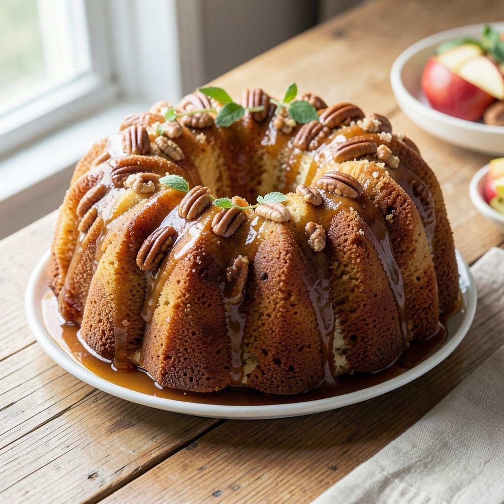 Apple Pecan Bundt Cake Recipe: Nutty Crunch and Spiced Apple Harmony