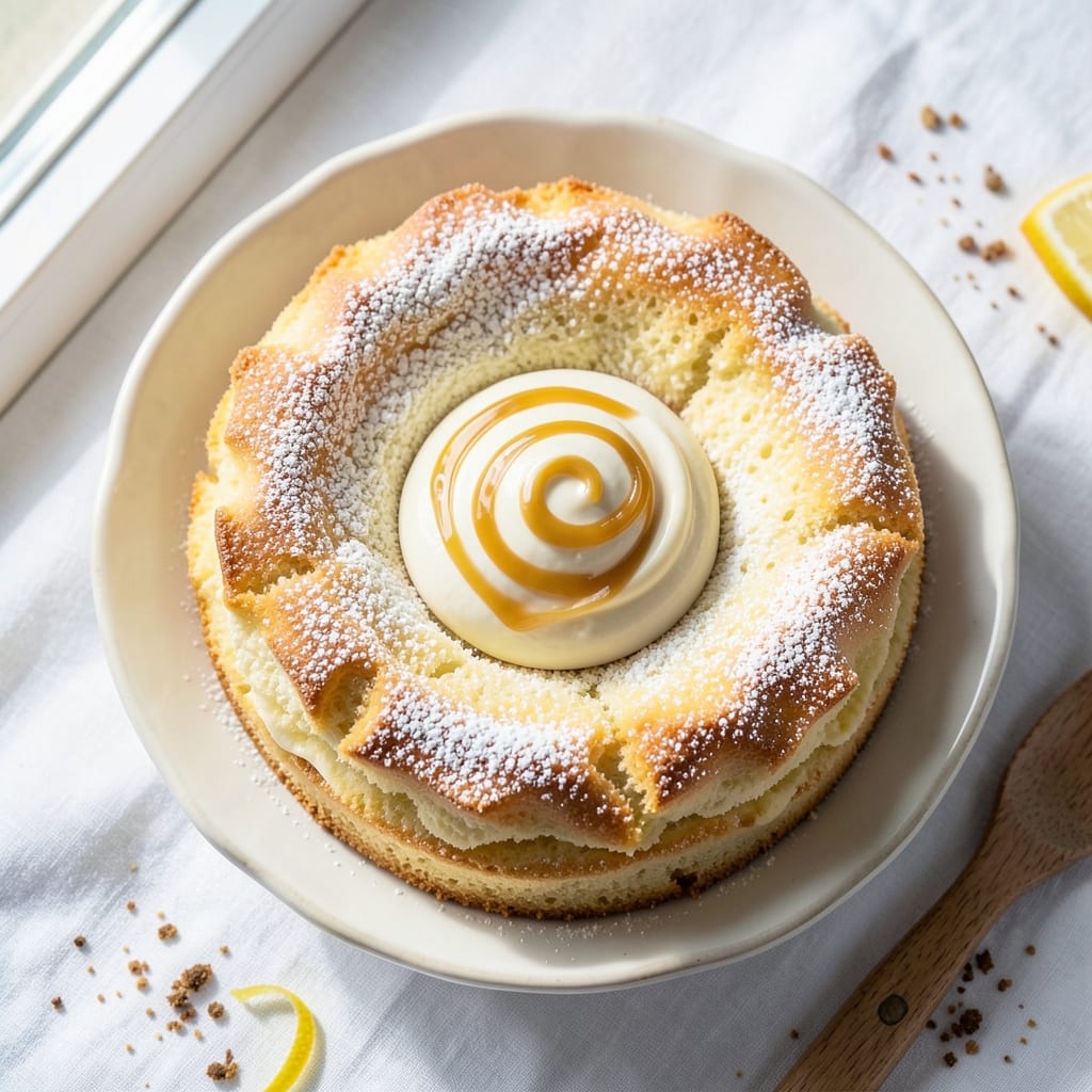 Bagatelle Cake Recipe: French Vanilla Swirls With Crunchy Almond Topping