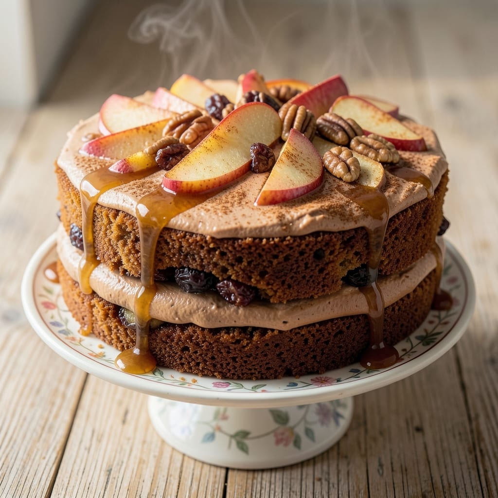 Apple Cinnamon Raisin Cake Recipe: Warm Spice and Buttery Streusel Twist