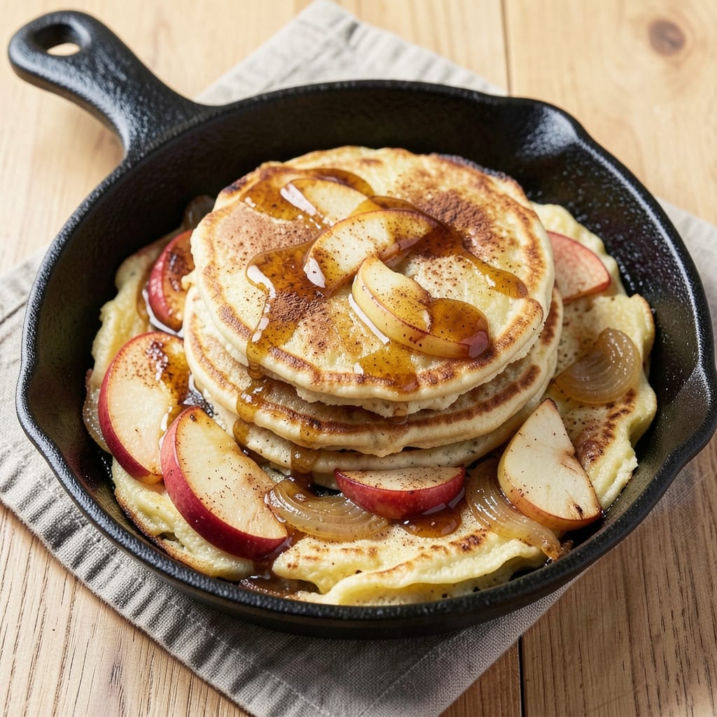 Apple Pancake Skillet Recipe: Caramelized Apples and Buttery Crisp Edges