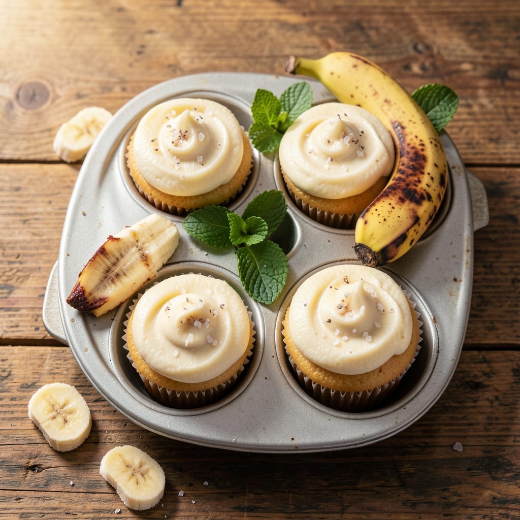 Banana Cupcake Recipe Using Cake Mix: Swirled Sweetness With Zero Effort