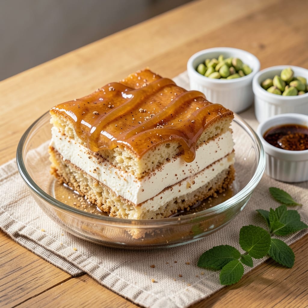 Arabic Lazy Cake Recipe: One-Bowl Spiced Date Delight