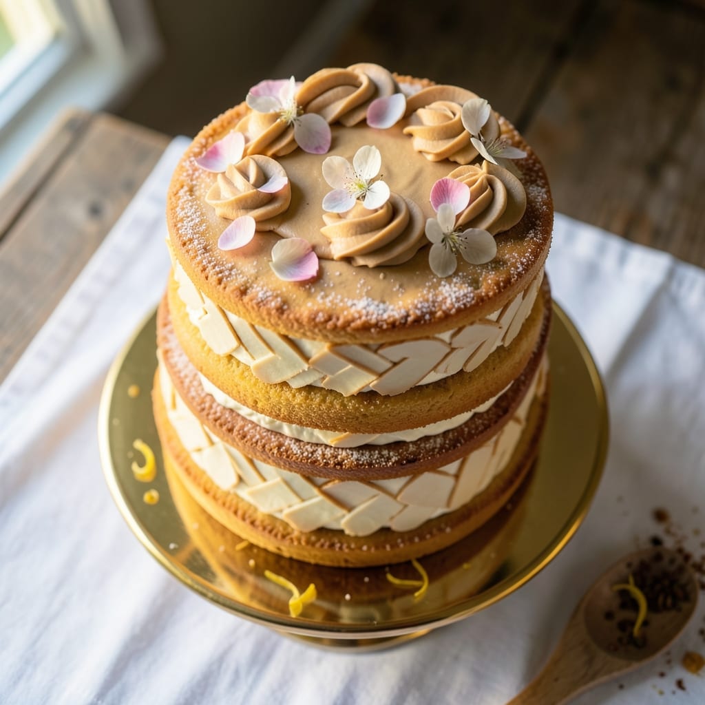 Martha Stewart's Almond Wedding Cake Recipe: Elegant Vanilla-Almond Layers with Crisp Buttercream