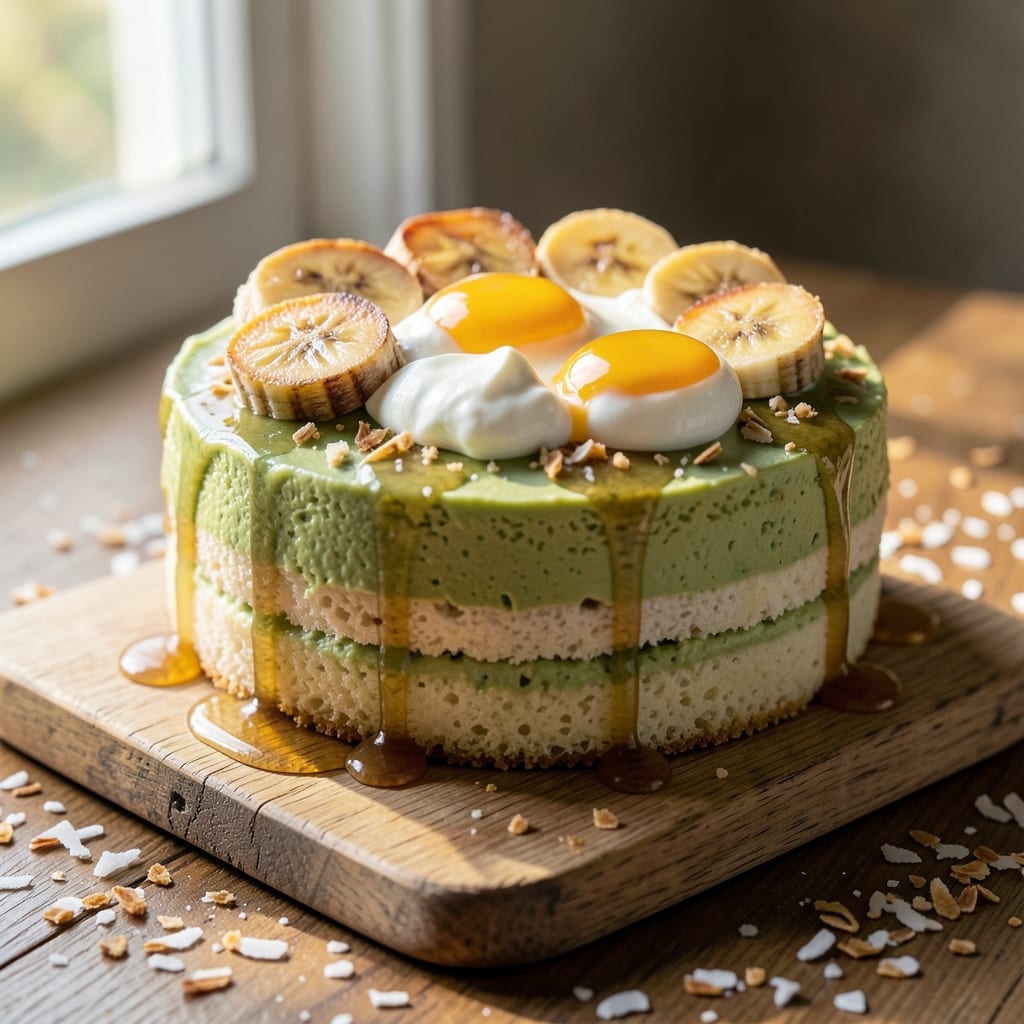 Avocado Egg Cake Recipe: Fluffy Layers With Tropical Brightness