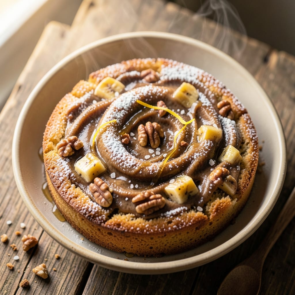 Banana Cake Recipe Using All-Purpose Flour: Moist Crumb With Banana Swirl Magic