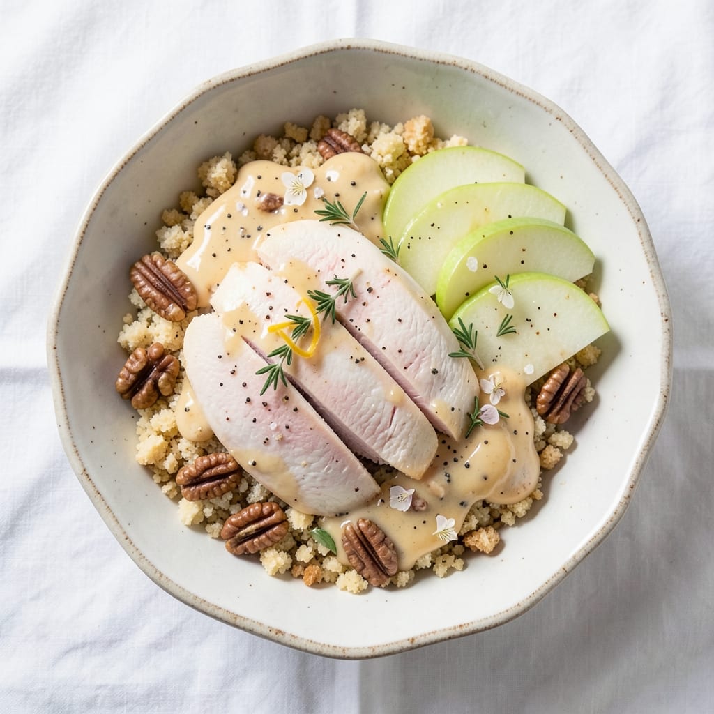 Apple Cake Tea Room Chicken Salad Recipe: Buttery Streusel-Topped Bites with Herbed Chicken