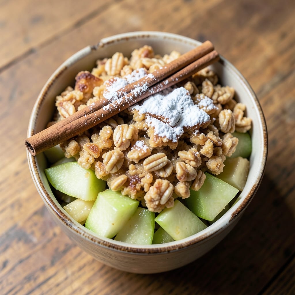 Apple Crumble Mug Cake Recipe: Microwave Magic With Buttery Streusel Top