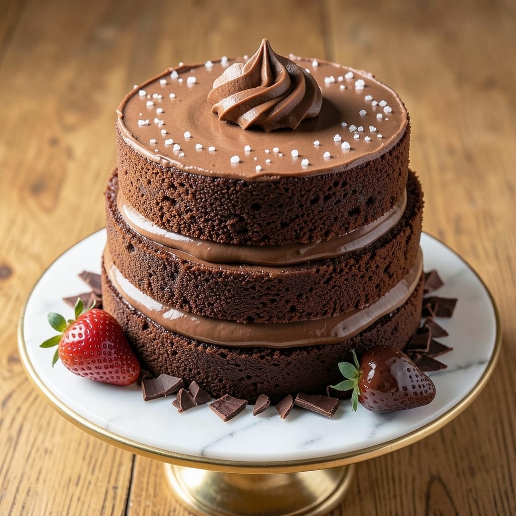 Bakery-Style Chocolate Cake Recipe: Velvety Crumb With Crunchy Top