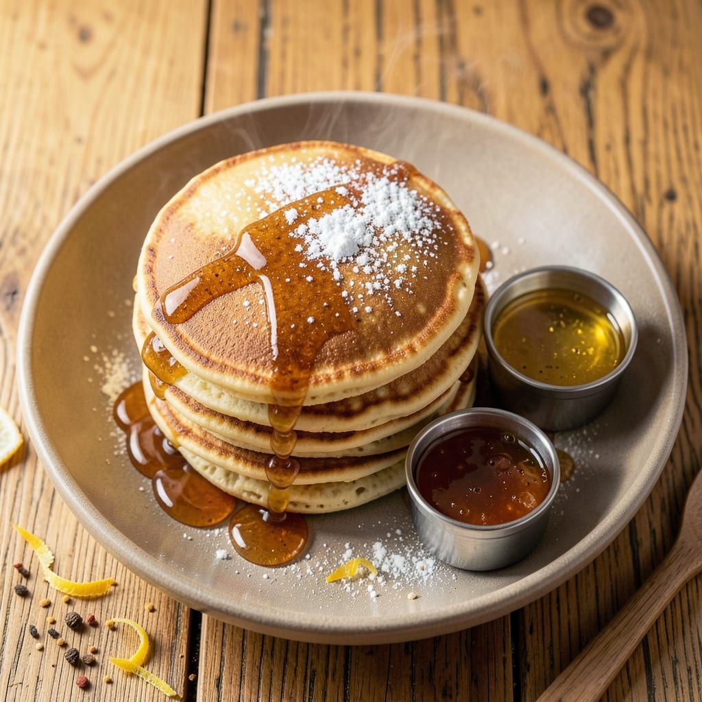 American Sweet Pancake Recipe: Fluffy Stacks With Maple-Caramel Swirls