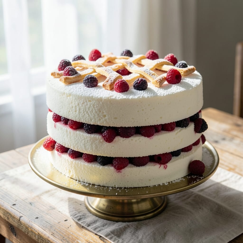 Amish Raspberry Angel Food Cake Recipe: Light-as-Air Layers With Bursting Fruit