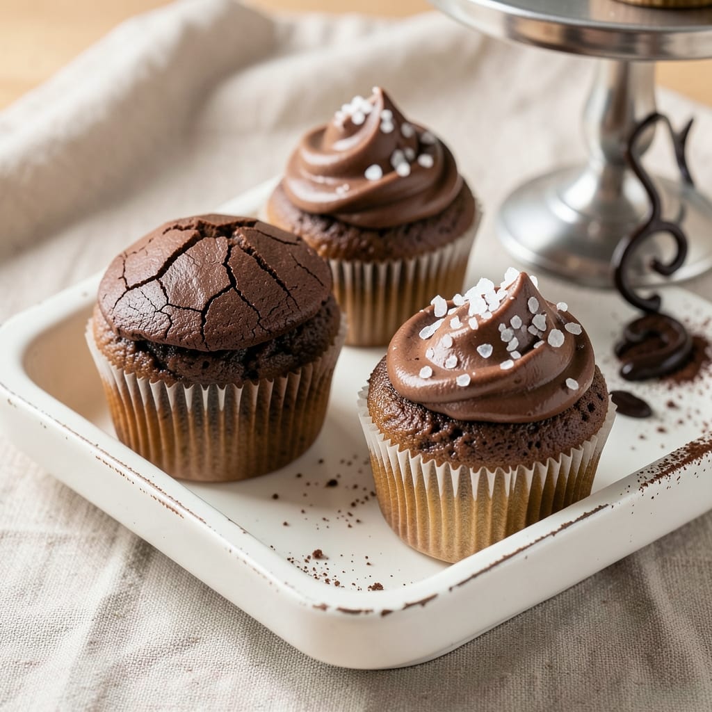Baked by Melissa Chocolate Cupcakes Recipe: Velvety Fudge Centers and Crunchy Topping