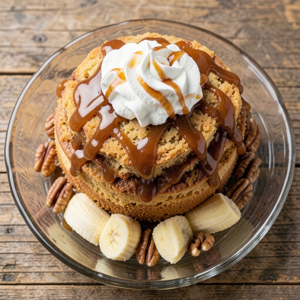 Banana Caramel Poke Cake Recipe: Chewy Layers and Molten Caramel Swirls