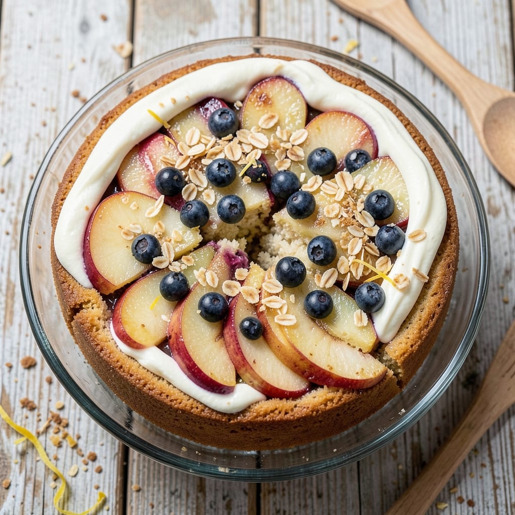 Apple and Blueberry Cake Recipe: Layered Fruit Burst With Buttery Streusel Crown