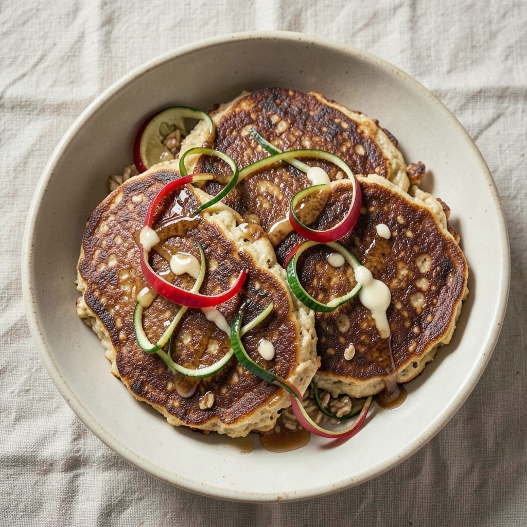 Banana Egg Oatmeal Pancakes Recipe: Fluffy Stacks With Hidden Veggies and Protein