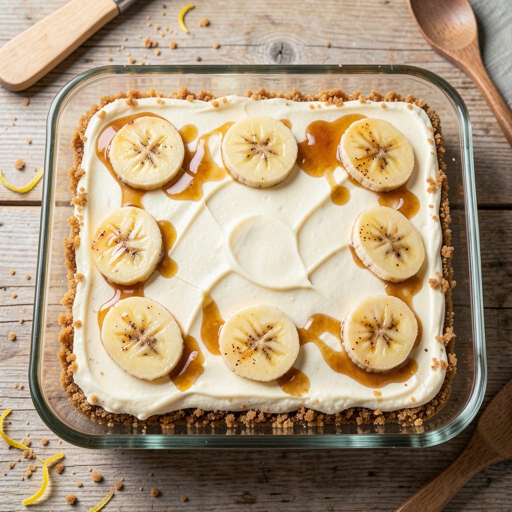 Banana Cheesecake Bars Recipe: Swirled Cream Cheese and Banana Bliss