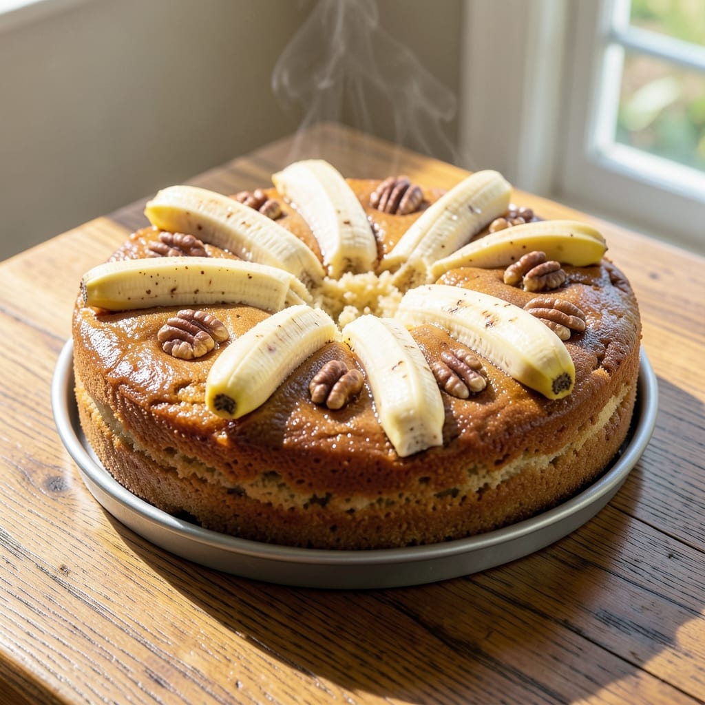 Banana and Walnut Cake Recipe Mary Berry: Nutty Swirls and Golden Streusel Crown