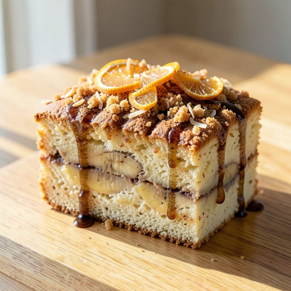 Banana Cake Malaysia Recipe: Spiced Rum-Infused Layers With Toasted Coconut Crunch