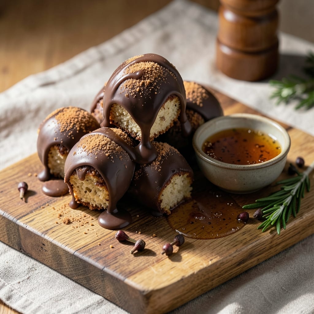 Apple Cider Cake Pops Recipe: Spiced Apple Bites With Crunchy Caramel Coating