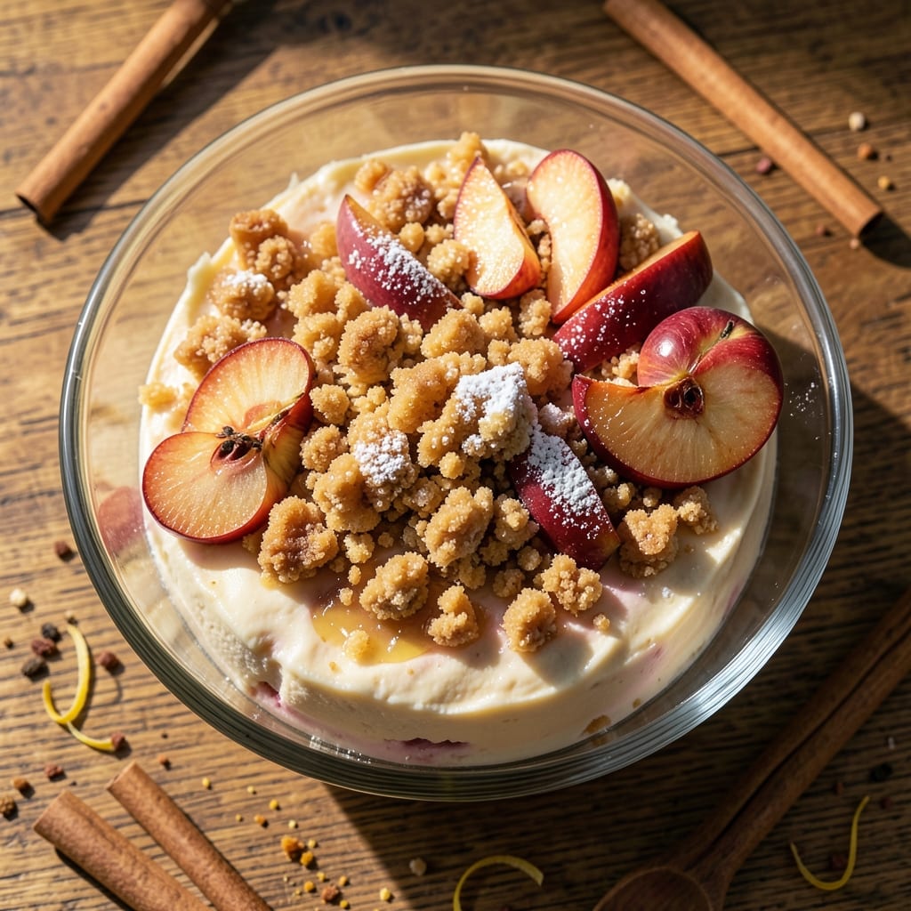 Apple Pie Crumble Cheesecake Recipe: Triple-Layered Bliss in One Bite