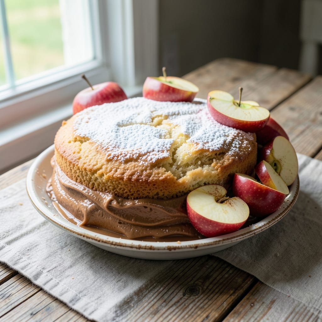 Amazing Apple Cake Recipe: Spiced Rum-Infused Layers With Buttery Streusel Crown