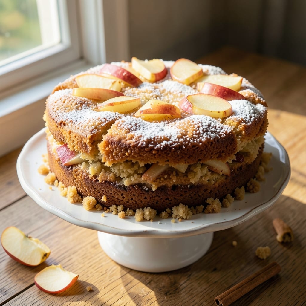 Apple Cake Recipe With Grated Apples: Spiced Fruit Layers and Crunchy Streusel Crown