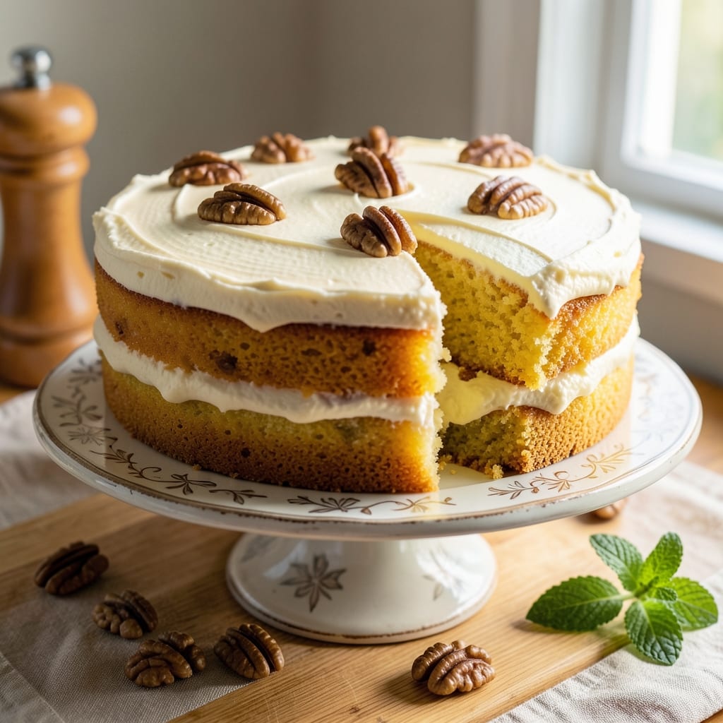 Betty Crocker's Banana Nut Cake Recipe: Moist Layers With Walnut Streusel Crown