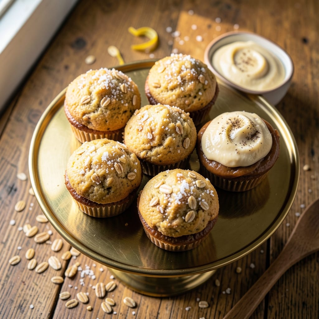 Banana Oat Cupcake Recipe: Fluffy Vanilla Swirls With Toasted Oat Crunch