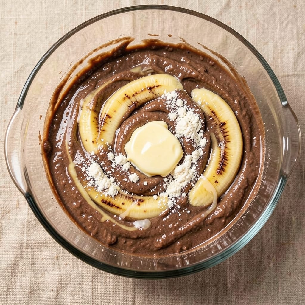Banana Chocolate Cake Mix Recipe: Fudgy Layers and Swirled Gooey Centers