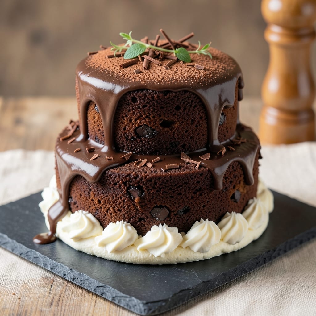 Anna Olson's Chocolate Sponge Cake Recipe: Moist Layers and Fudgy Swirls