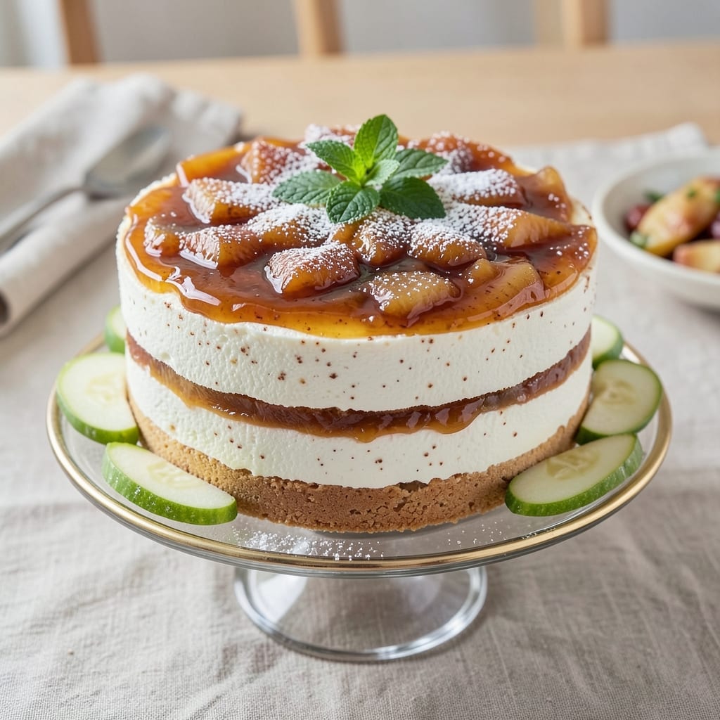 Apple Mousse Cake Recipe: Light-as-Air Layers with No-Bake Stability