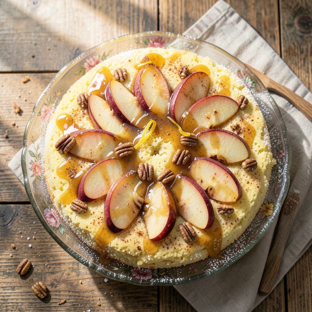 Apple Cake Recipe Using Yellow Cake Mix: Streusel Crown That Stays Crunchy After Baking