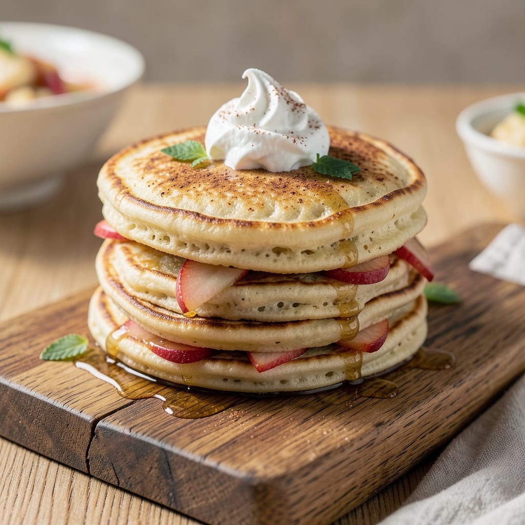 Baby Apple Pancakes Recipe: Warm Spiced Fruit Stacks With Buttery Streusel Crown