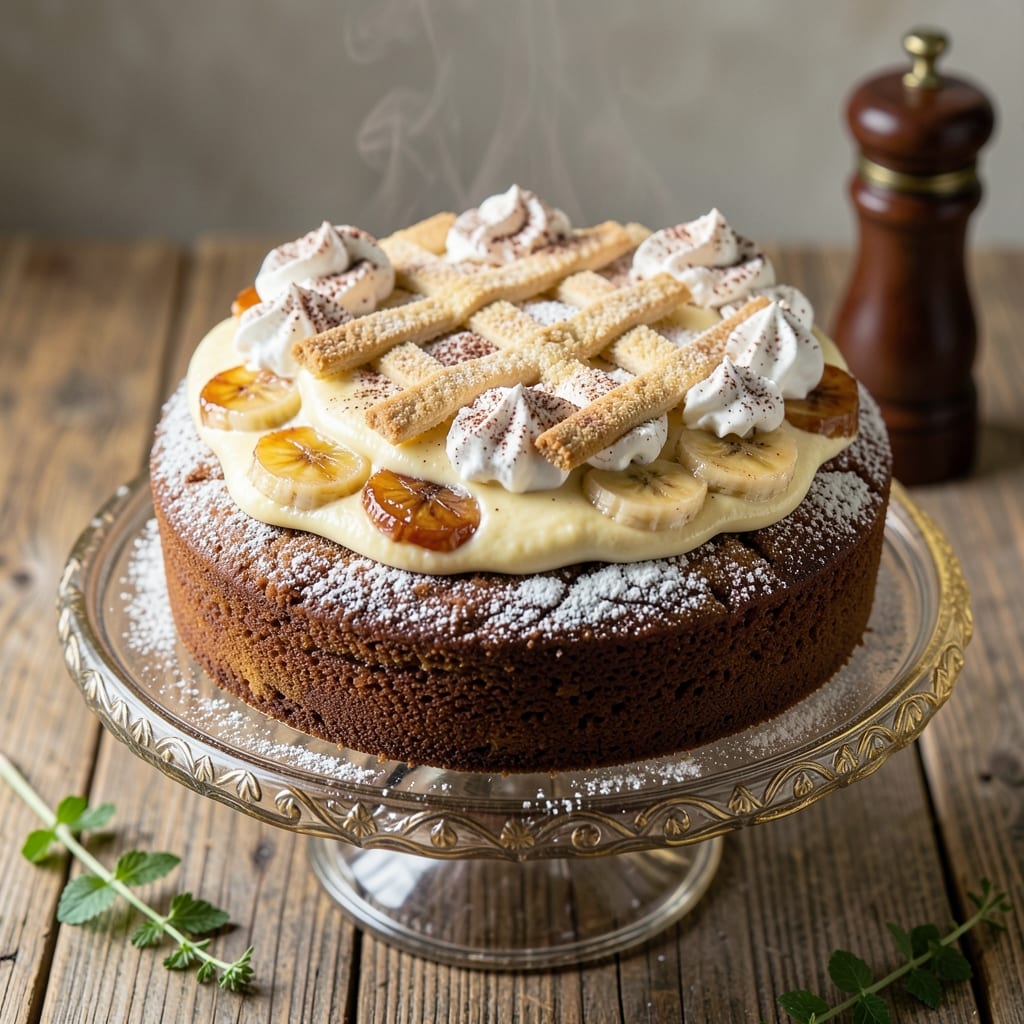 Banana Cake Recipe with Banana Pudding Mix: Streusel-Topped Twist on Classic Comfort