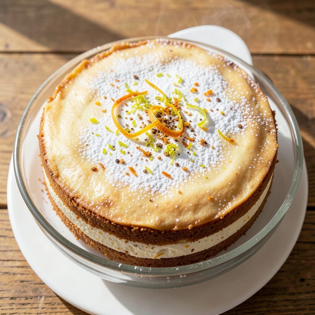 Baked Ricotta Cake Recipe: Silky Texture With Citrus Zest Twist
