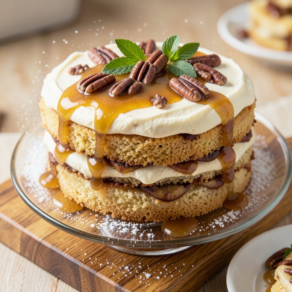 Banana Foster Cake Recipe Southern Living: Rum-Caramelized Layers With Buttery Streusel Crown