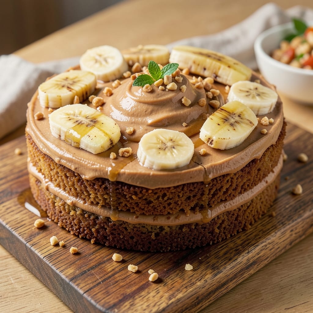 Banana Cake Recipe With Peanut Butter Frosting: Rich Layers and Nutty Frosting Bliss