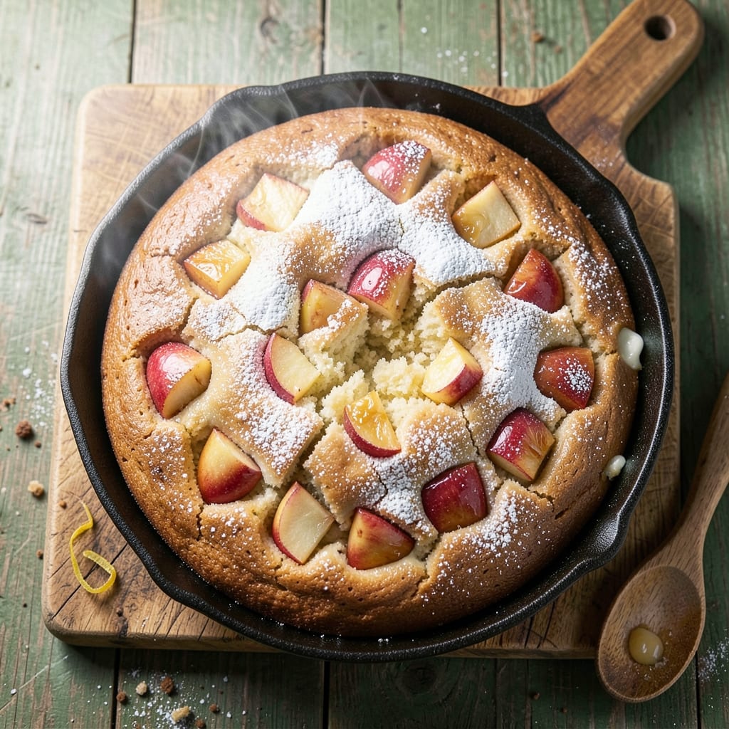 Apple Cake Made With Oil And Yogurt Recipe: Buttery Streusel Crown Over Ultra-Moist Layers