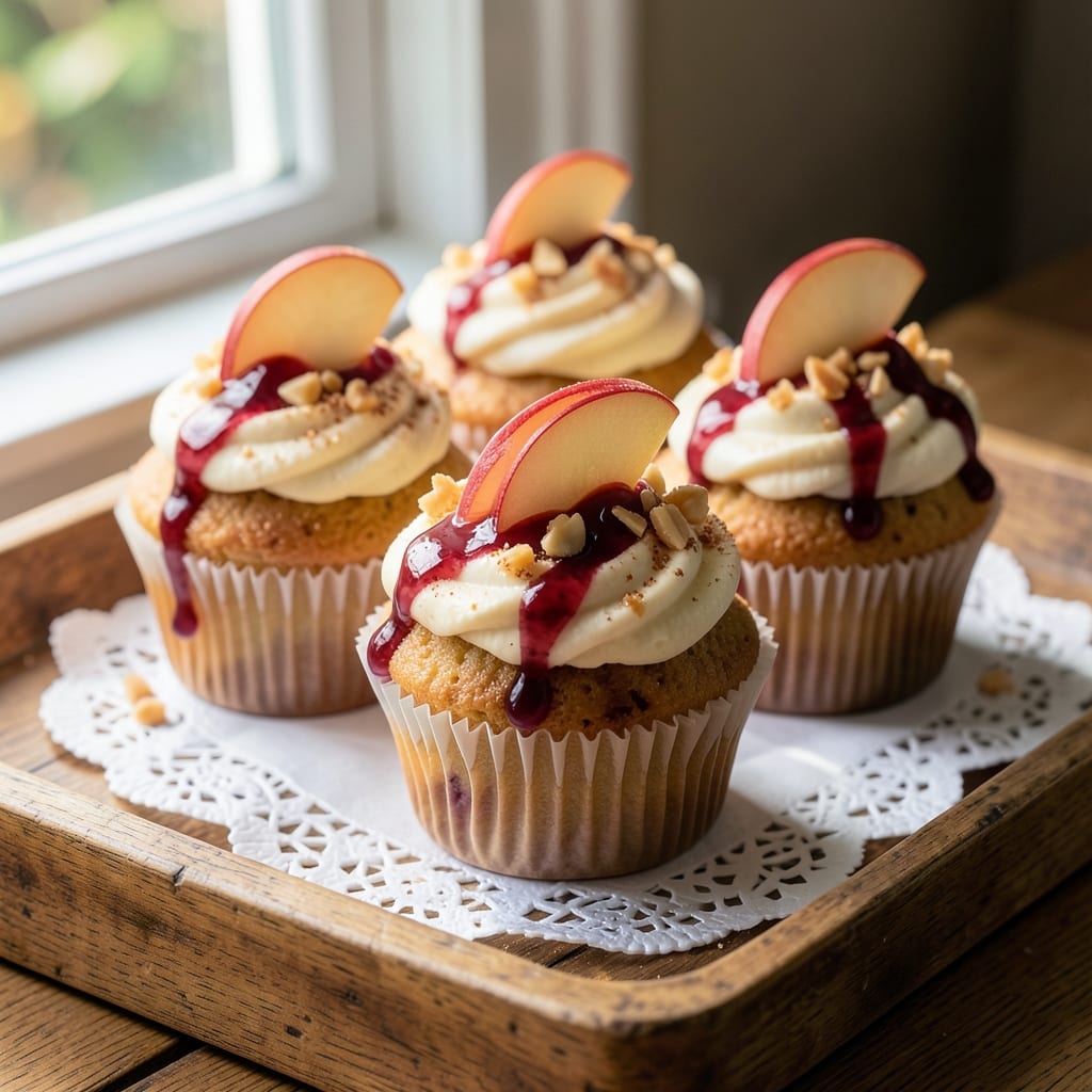 Apple Cupcake Recipe UK: Warm British Spice With Buttery Streusel Twist