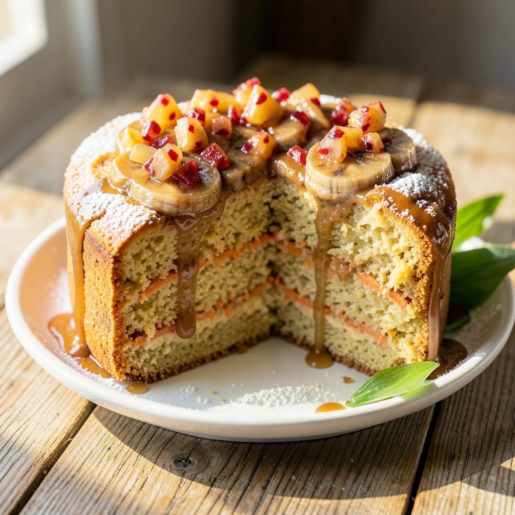 Banana Carrot Pineapple Cake Recipe: Tropical Swirl Magic in One Bowl