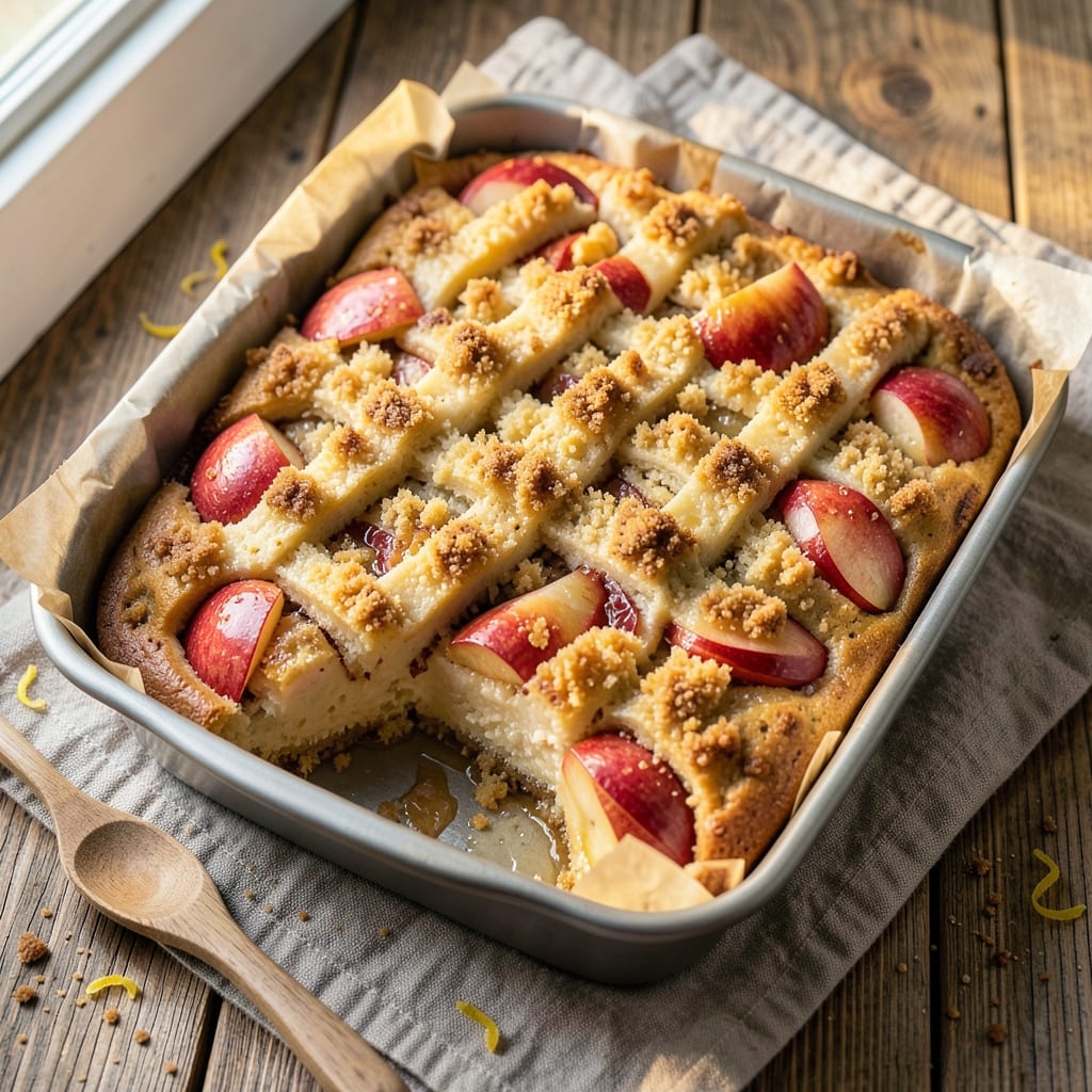 Apple Slab Cake Recipe: Warm Spice and Buttery Streusel Layers