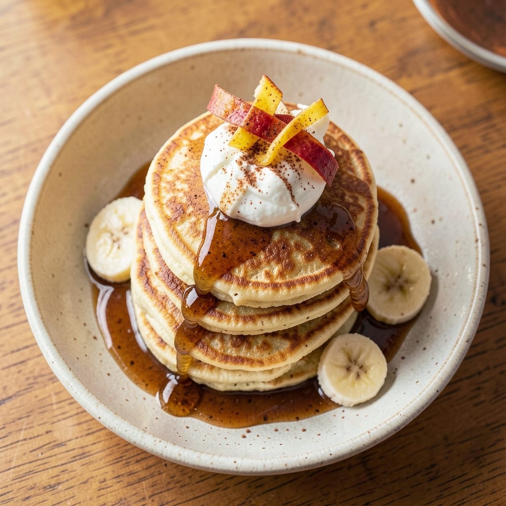 Banana Pancake Bowl Recipe: Stacked Breakfast Layers With Caramelized Top