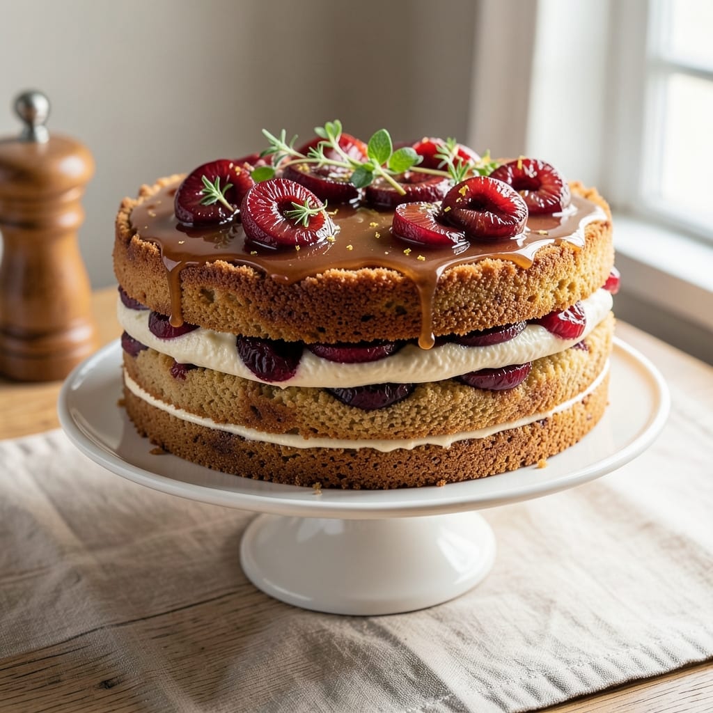 Almond Flour Plum Cake Recipe: Moist Layers With Plum's Natural Sweetness