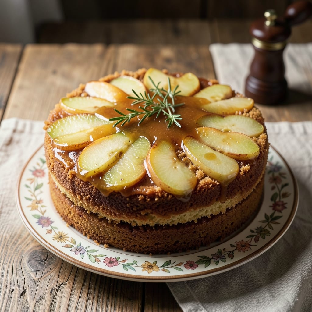 Austrian Apple Cake Recipe: Spiced Rum-Infused Layers With Crispy Almond Streusel Top
