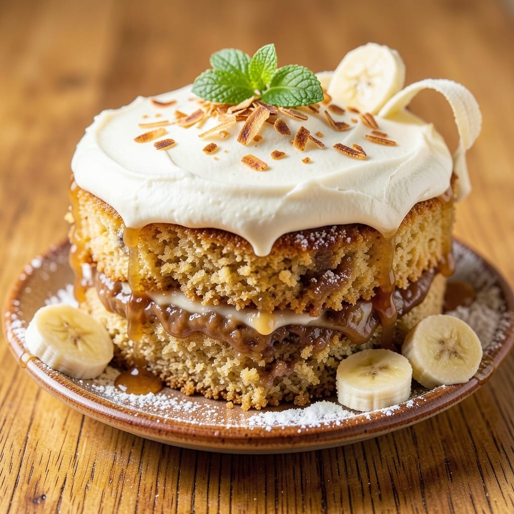 Banana and Coconut Cake Recipe Moist: Tropical Layers With Toasted Crunch Top