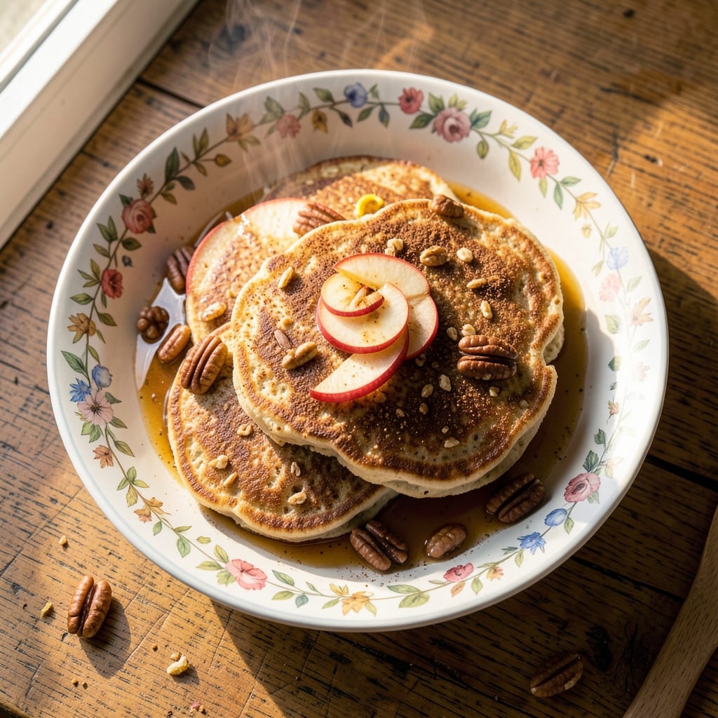 Apple Cinnamon Oatmeal Pancake Recipe: Warm Spice and Buttery Swirl Magic