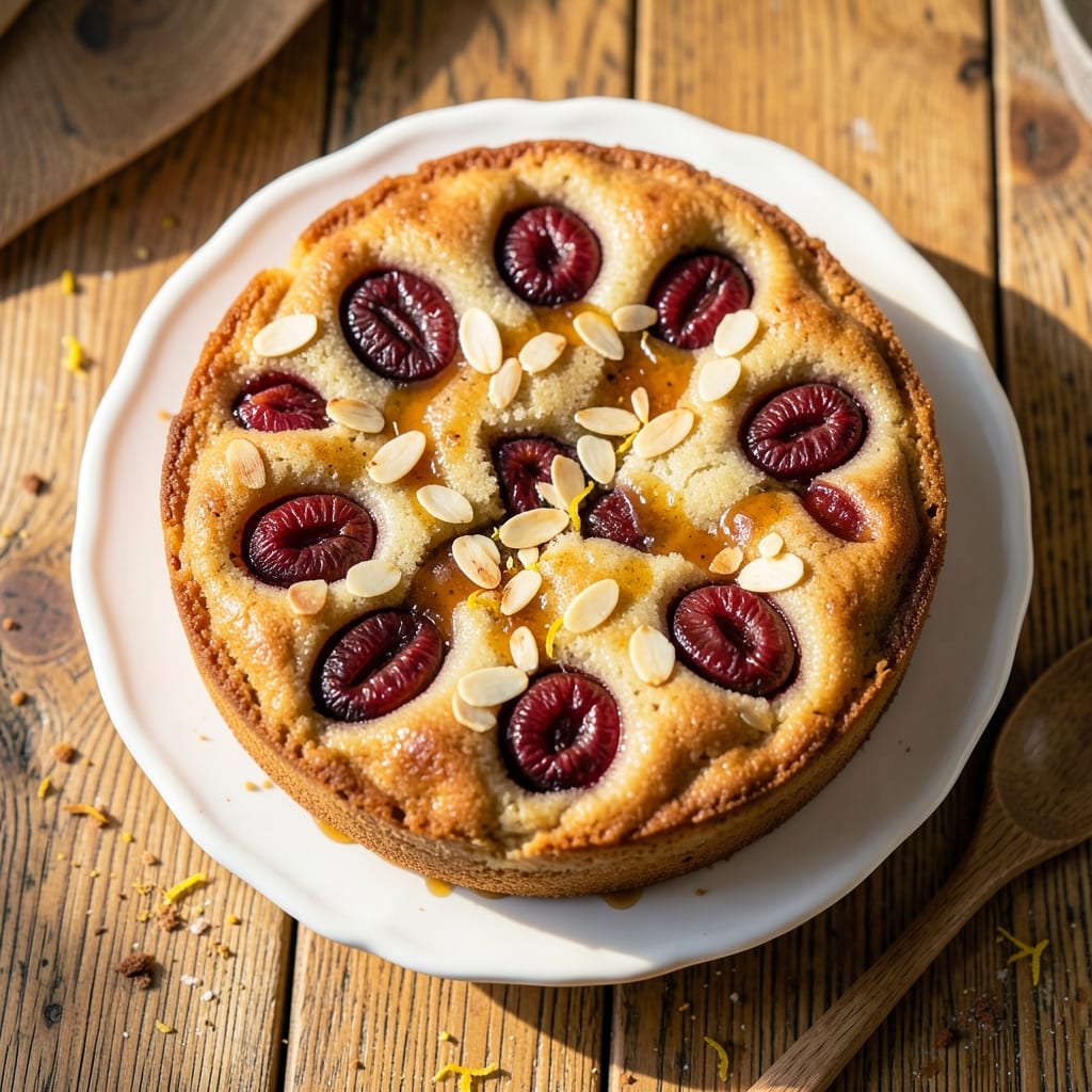 Almond Plum Cake Recipe: Buttery Streusel Crown Over Tart Plum Layers