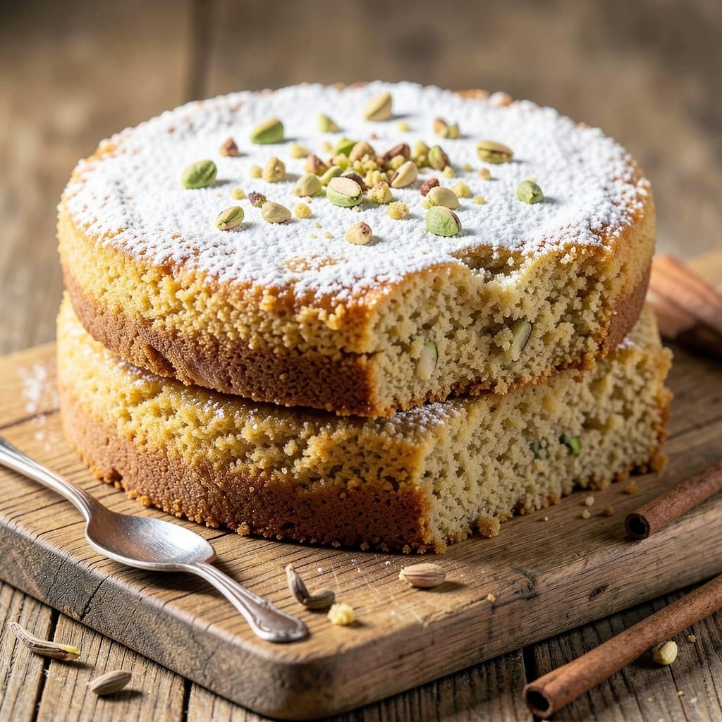 Arabic Semolina Cake Recipe: Crumbly Spice and Toasted Nut Magic