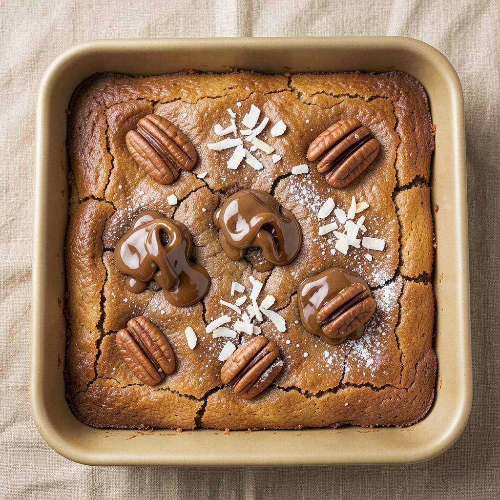 Baker's German Chocolate Sheet Cake Recipe: Double-Layered Richness With Pecan Streusel Crown