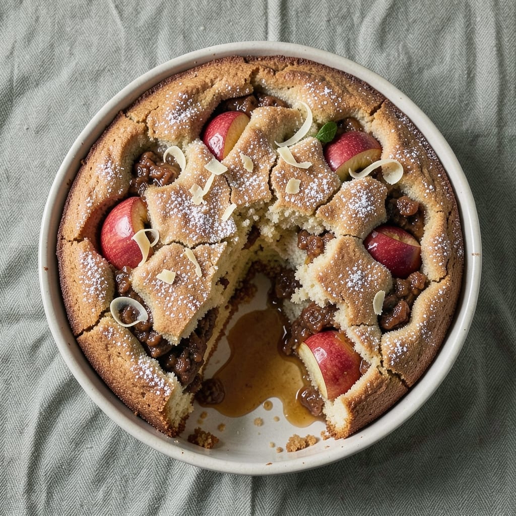 Apple and Mincemeat Cake Recipe: Rustic Streusel Crown With Spiced Fruit Layers